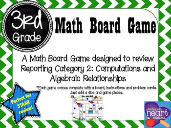 3rd Grade Math Board Game- Roar-some Math by Teaching With Heart Matters
