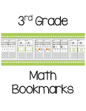 3rd Grade Math Bookmarks