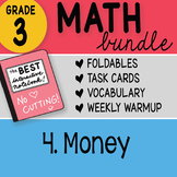 3rd Grade Math Doodles Bundle 4. Money