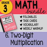3rd Grade Math Doodles Bundle 6. Two Digit Multiplication