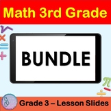 3rd Grade Math Bundle | Addition Subtraction Multiplicatio