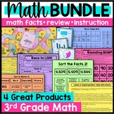 3rd Grade Math Bundle | Multiplication | Place Value | Dai