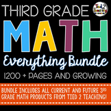 3rd Grade Math Bundle: Third Grade Morning Work, Centers &