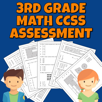 Preview of 3rd Grade Math CCSS Assessment