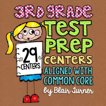 Preview of 3rd Grade Math Center BUNDLE {ALL Standards!}