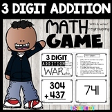 3rd Grade Math Centers | 3 Digit Addition with and without