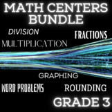 3rd Grade Math Centers BUNDLE