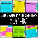 3rd Grade Math Centers Bundle