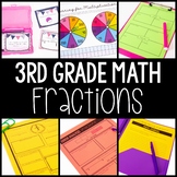 3rd Grade Math Centers | Fractions