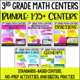 3rd Grade Math Centers - with Printable and Digital Math Activities