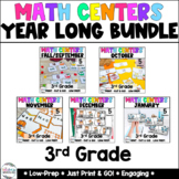 3rd Grade Math Centers - Math Games - Low Prep - Year Long