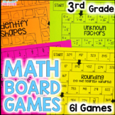 3rd Grade Math Centers - Math Review - Board Games for the