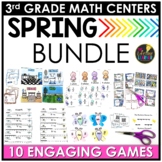 Spring Math Centers 3rd Grade Games Spring Math Activities Third Grade April May