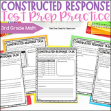 3rd Grade Math Constructed Response Questions for Practice