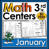 3rd Grade Math Crossword Puzzles - January