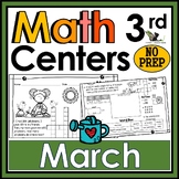 3rd Grade Math Crossword Puzzles - March