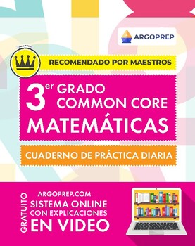 Preview of 3rd Grade Math Daily Practice Workbook [SPANISH EDITION]: (eBook + videos)