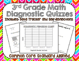 3rd Grade Math Diagnostic Quizzes