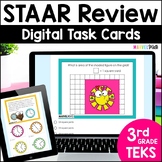 3rd Grade Math Digital Review Bundle TEKS STAAR
