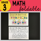 3rd Grade Math Distributive Property of Multiplication Foldable