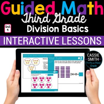 Preview of 3rd Grade Math Division Basics 3.OA.2 Digital Math Activities Digital Resources