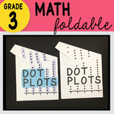 3rd Grade Math Dot Plots Foldable