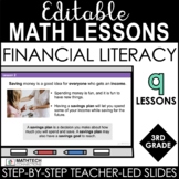 3rd Grade Math Editable PowerPoint Personal Financial Lite