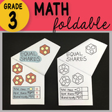3rd Grade Math Equal Shares Foldable