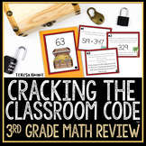 3rd Grade Math Escape Room Game Review Activity 