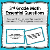 3rd Grade Math Essential Questions