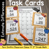 3rd Grade Math Estimate Differences Task Cards