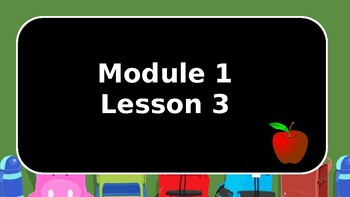 Preview of 3rd Grade Math - Eureka (Great Minds) Module 1 Lesson 3