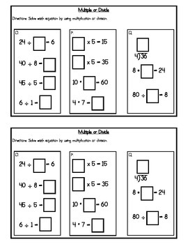 3rd Grade Math Expressions Review Study Guide: Unit 1- Multiplication ...