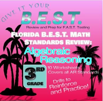 Preview of 3rd Grade Math F.A.S.T. Prep: Florida B.E.S.T. Standards Review - 10 Day (AR)