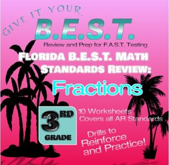 Preview of 3rd Grade Math F.A.S.T. Prep: Florida B.E.S.T. Standards Review - 10 Day (FR)