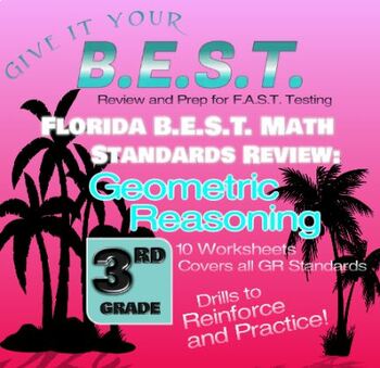 Preview of 3rd Grade Math F.A.S.T. Prep: Florida B.E.S.T. Standards Review - 10 Day (GR)