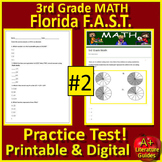 3rd Grade Math Florida FAST #2 PM3 Practice Test Simulatio