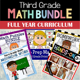 3rd Grade Math Full Year Curriculum Bundle | Interactive N