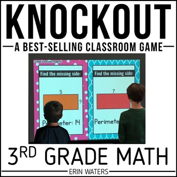 Preview of 3rd Grade Math Games - End of the Year Review - 3rd Grade Knockout Review Games