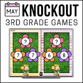 3rd Grade Math Games for May - Knockout - Measurement - Li