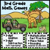 3rd Grade Math Games - Place Value, Rounding, Addition and