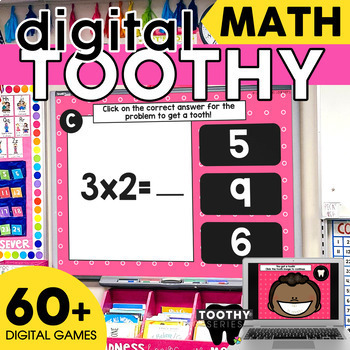 Preview of 3rd Grade Math Games Practice and Review - Digital Toothy® - Digital Resources