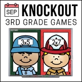 3rd Grade Math Games for September - Knockout for Rounding
