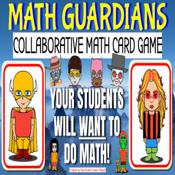 Preview of 3rd Grade Math Guardians Card Game #1 Add and Subtract 2 Digit Numbers