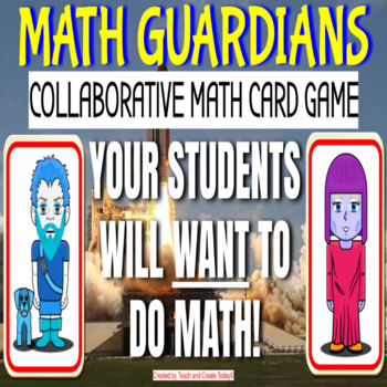 Preview of 3rd Grade Math Guardians Card Game #2 Add and Subtract 3 Digit Numbers