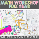 3rd Grade Math | Guided Math Workshop BUNDLE