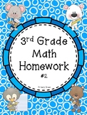 3rd Grade Math Homework - Part 2