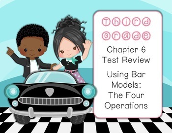 Preview of 3rd Grade Math In Focus 2020 Chapter 6 Test Review (Print AND Digital)