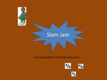 Preview of Slam Jam: A basketball game which teaches the use of fractions