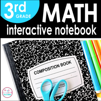 3rd Grade Math Interactive Notebook Common Core Aligned | TpT